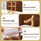 2-Tier Bamboo Fruit Stand for Kitchen, Space Saving Countertop Organizer with Ventilation to Keep Produce Fresh eprolo