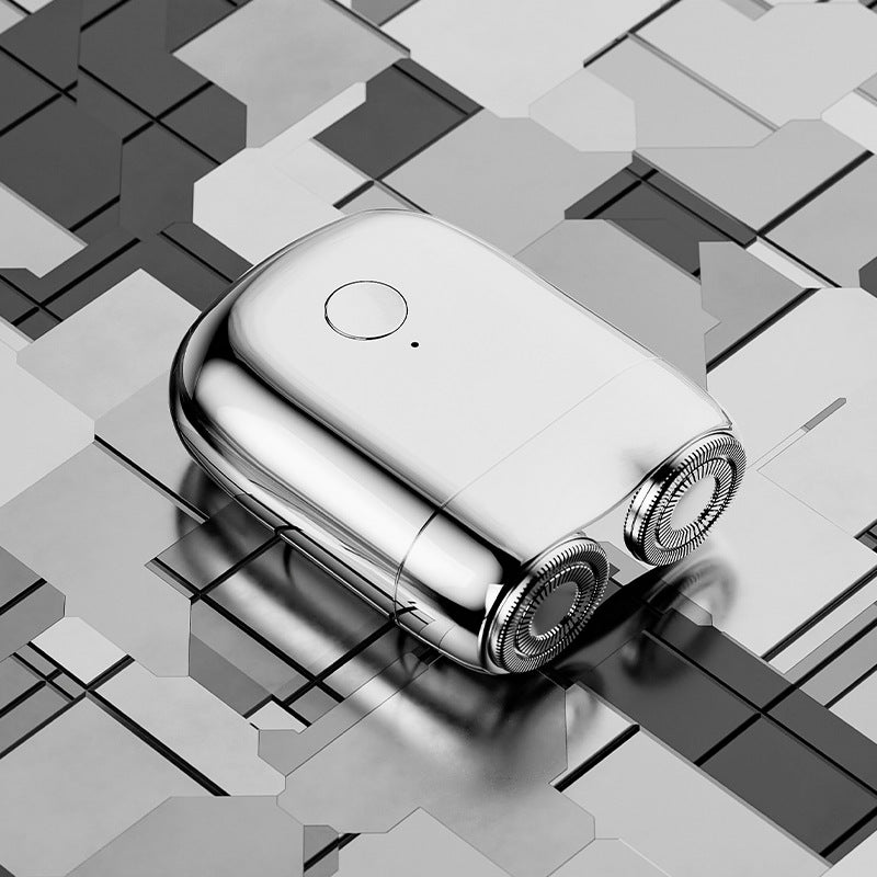 Mini electric shaver with magnetic suction dual blade heads 2-speed USB charging mini portable men's electric shaver eprolo