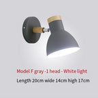 Wooden bedroom bedside wall lamp simple and creative corridor wall lamp corridor restaurant wall lamp eprolo