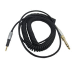 Suitable for Senhai HD6DJ HD8 HD7 HD598 head mounted headphone cable 6.35mm plug spring headphone cable eprolo