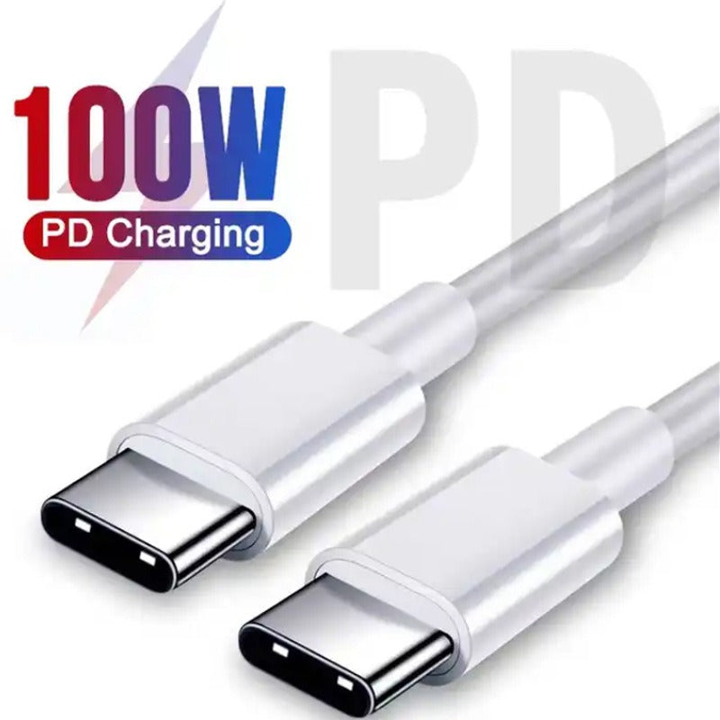 100WC toC fast charging data cable Type-C to Type-C mobile phone charging cable Charging head wiring eprolo