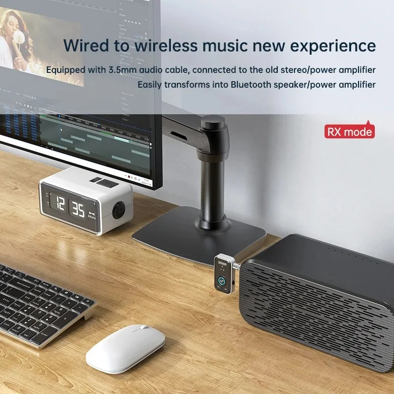 T67 Bluetooth receiver transmitter high volume car speaker amplifier with 3.5mm wireless audio converter eprolo