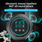 4-in-1 ultrasonic rodent repellent, 360° electronic rat repellent, repels indoor flies, cockroaches & mosquitoes. eprolo