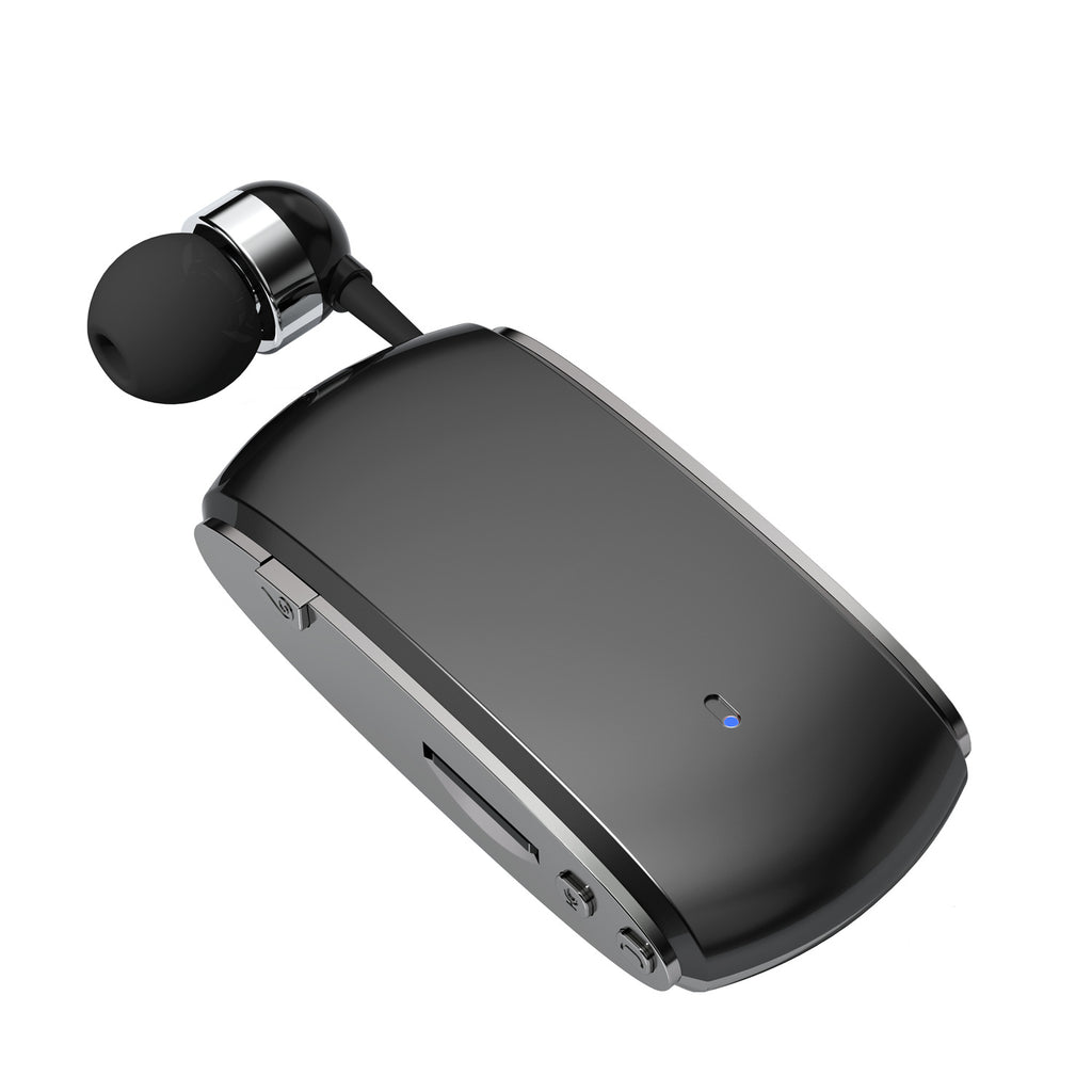 K68 New Collar style Bluetooth Earphones MP3 Earphones Wireless Telescopic Cable Single Ear Card Insertion Recording Earphones eprolo