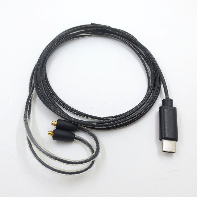 Type-C with microphone and tuning MMCX interface SE215 SE535 Shure headphone plug and unplug cable eprolo