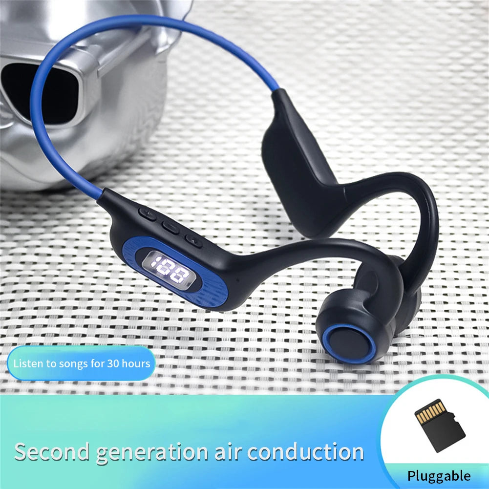 AKZ-G3 Bone Conduction Second Generation Air Conduction Earphones Wireless Bluetooth Earphones Sports Running eprolo