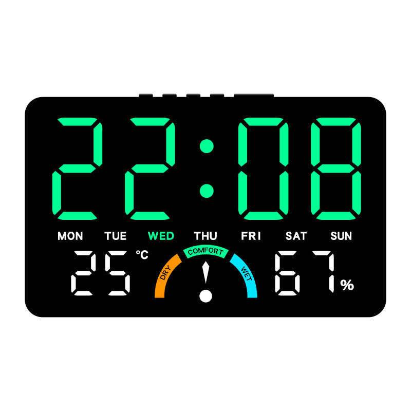 Digital Alarm Clock with Temperature & Humidity Display, Dual Alarm, Snooze eprolo