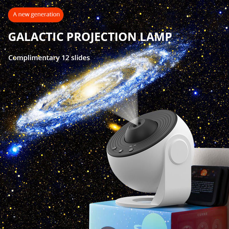HD Focusing Projection Light Starry Sky Galaxy Projection Light HD Full Sky Star Creative Gift Bedroom Atmosphere Light eprolo