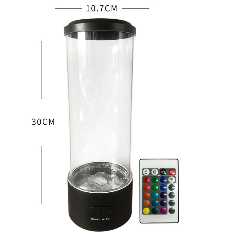 New medium jellyfish lamp USB plug-in colorful LED color changing home atmosphere night light desktop simulation jellyfish lamp eprolo