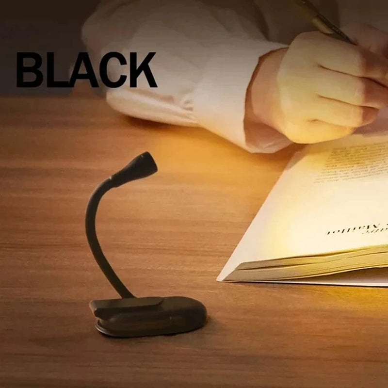 Book Light Reading Lights for Books in Bed Led Book Night Lamp Rechargeable 3 Color Stepless Brightness Clip on Reading Lamp eprolo