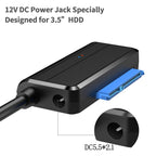 New USB 3.0 to SATA7+15P Easy Drive Cable 2.5 "3.5-inch Hard Drive Data Cable USB Adapter Cable