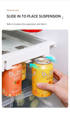Refrigerator hanging shelf creative new space saving pop-top can storage beverage coke beer storage rack eprolo