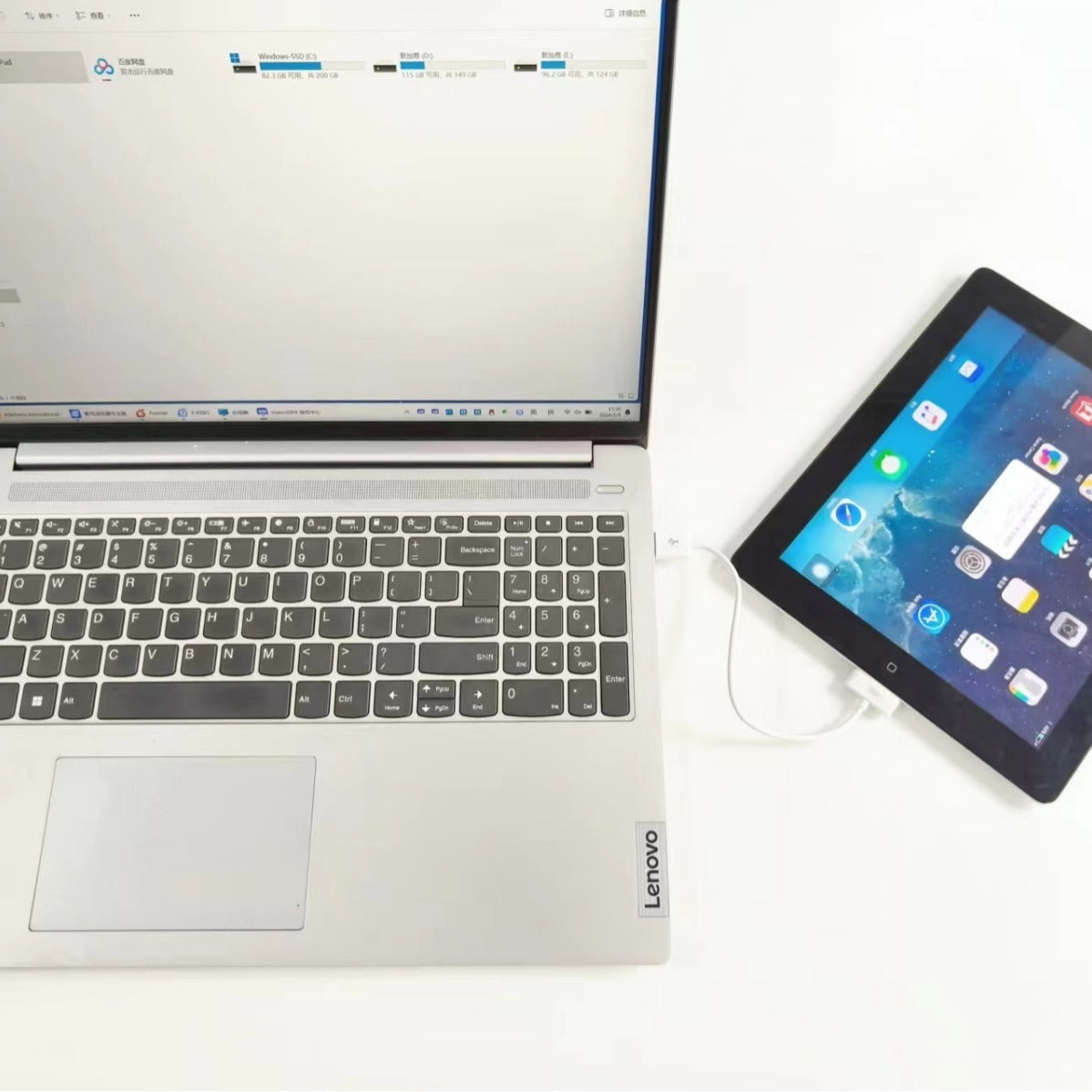 Suitable for iPhone 3 4 data cable, iPod data cable, iPad 3 data cable 20cm eprolo