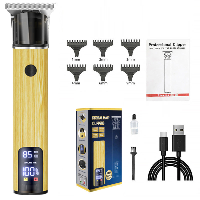 Hair clipper hair clipper electric hair clipper oil cutting head carving bald head, hair clipper eprolo