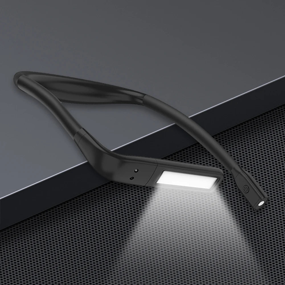 Neck Reading Light Book Lights Reading in Bed Bendable Long Lasting Portable USB Rechargeable Novelty Flexible LED Book Lighting eprolo