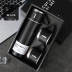 A cup of three-lid thermos cup portable fashion gift box set stainless steel cup eprolo