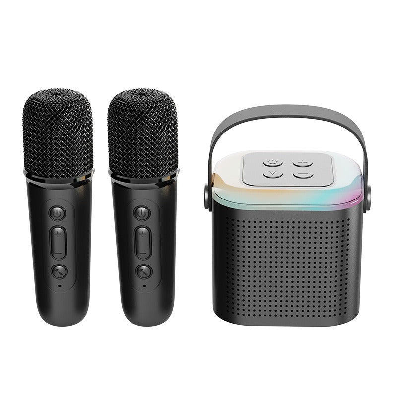 Bluetooth speaker convenient mini karaoke microphone sound system children's karaoke home mini KTV eprolo