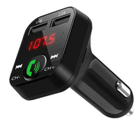 B2 Car MP3 Bluetooth Hands-Free Car Player FM Transmitter Car Charger Receiver
