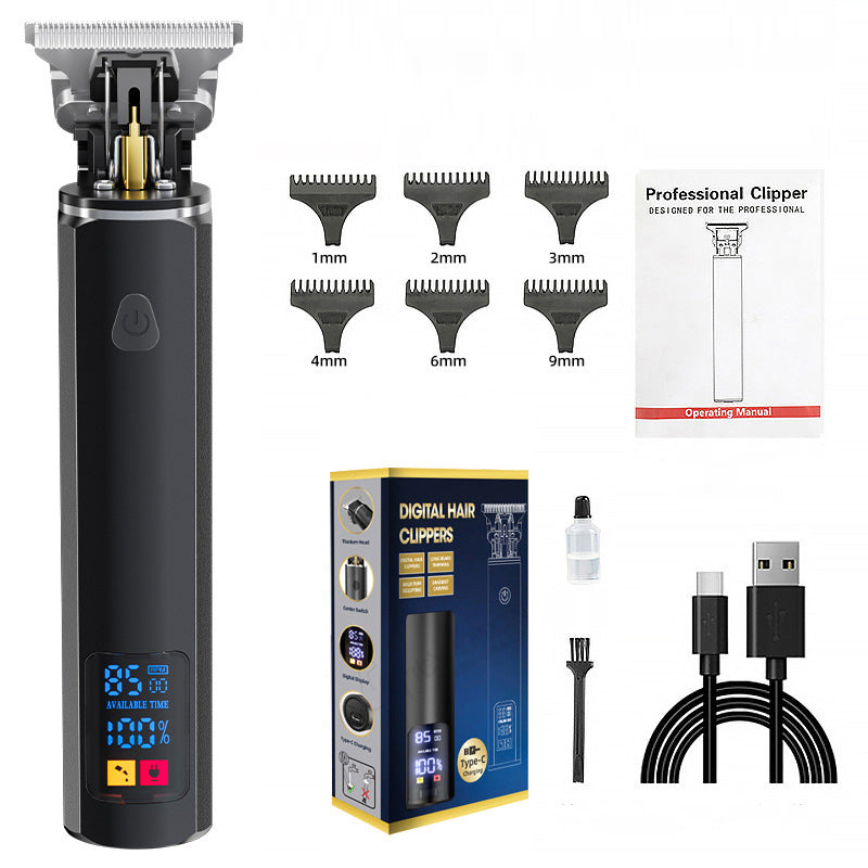 Hair clipper hair clipper electric hair clipper oil cutting head carving bald head, hair clipper eprolo