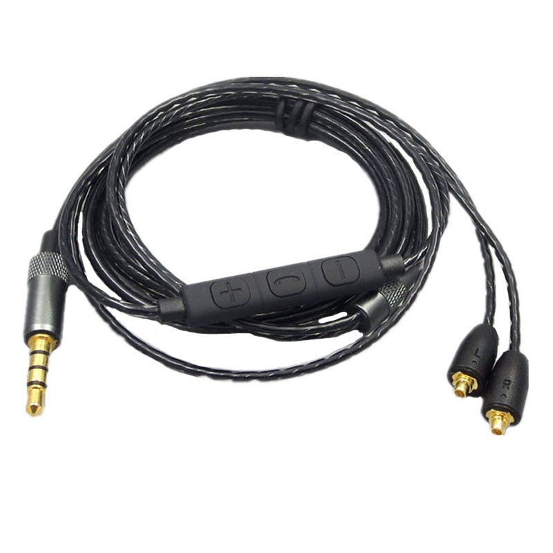 Suitable for Shure MMCX SE215 SE535 SE846 UE900 volume adjustable headphone cable eprolo