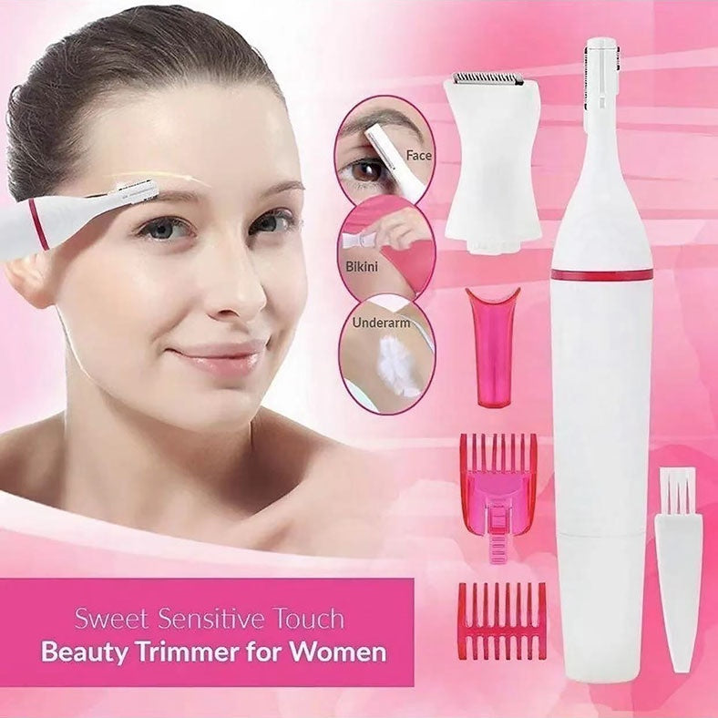 Five-in-One Multi-Functional Women's Electric Eyebrow Trimmer Portable Travel Hair Removal Device Full Body Shaver eprolo