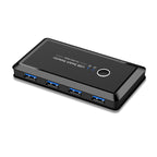 New USB 3.0 printer sharer 4-port USB multi interface two computer switch splitter T06 eprolo