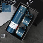 A cup of three-lid thermos cup portable fashion gift box set stainless steel cup eprolo