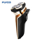 Flyco 3D floating head Rechargeable Portable body washable Electric Shaver Led Light Fast Charge FS379