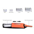 Micro Trimer Hair Cutter Clipper For Men Ear Sideburns Eyebrow with 4 Combs Cleaner Machine Styling Kit eprolo