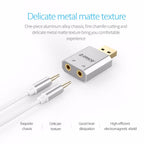 ORICO SK02 External USB Sound Card Stereo Mic Speaker Headset Audio Jack 3.5mm Mini Cable Adapter Free Drive For PC Laptop