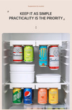 Refrigerator hanging shelf creative new space saving pop-top can storage beverage coke beer storage rack eprolo