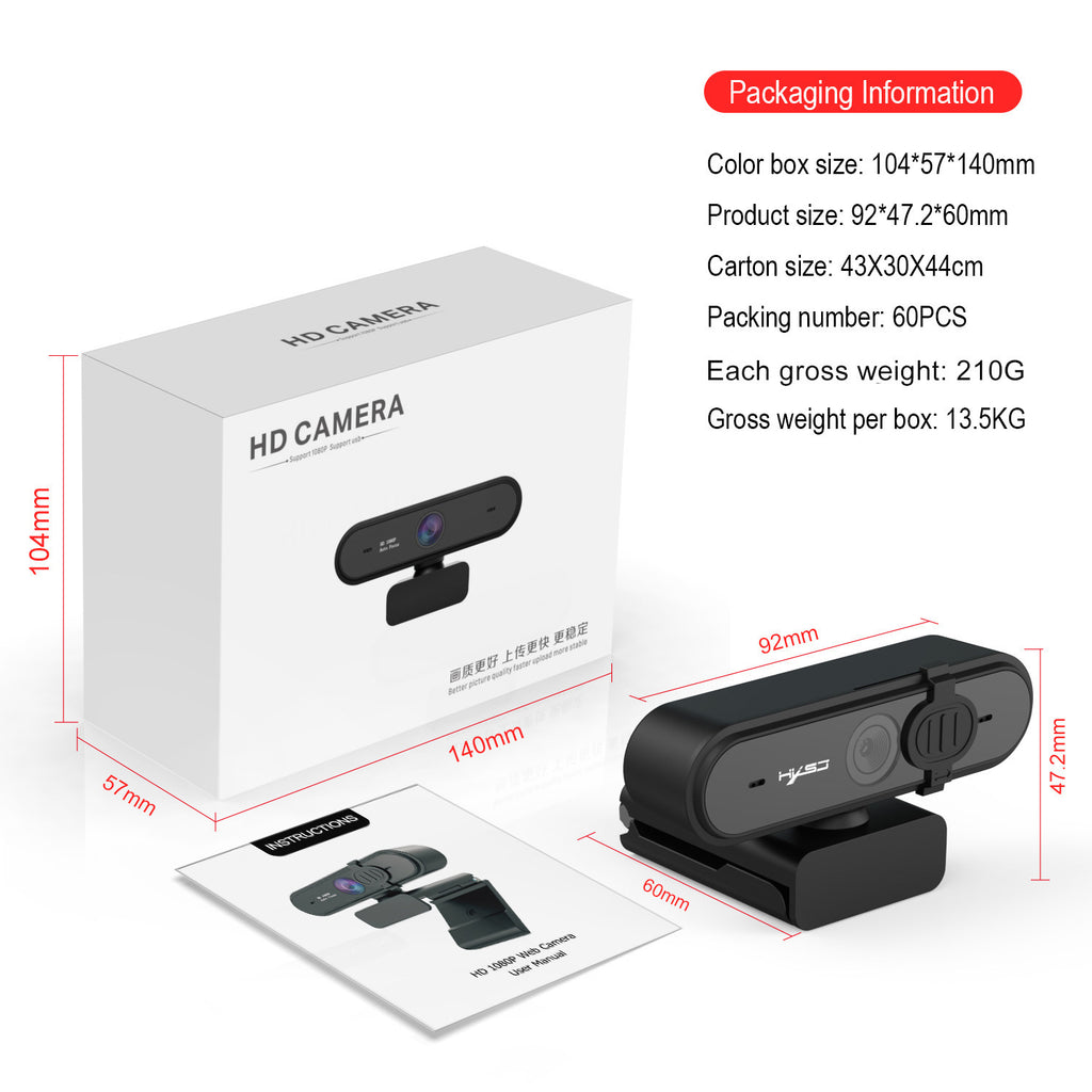 Computer video computer camera with 5 million autofocus and support for 720P1080P video eprolo