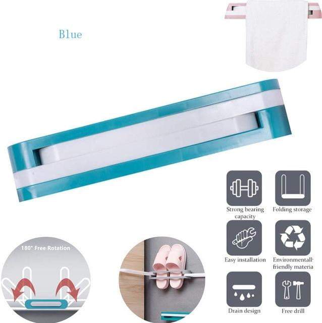Bathroom Slippers Rack Wall Mounted Shoe Organizer Rack Folding Shoe Hanger Self Adhesive Storage Holder for Bedroom Shower Room eprolo