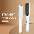Straight Hair Comb, Lcd, Household Negative Ion Lazy Person Curling Stick, Dual Purpose Hair Salon, Electric Hair Straightener eprolo