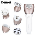 5in1 wet dry women shaver female shaving machine lady trimmer hair removal epilator for face,bikini,body,leg,underarms eprolo