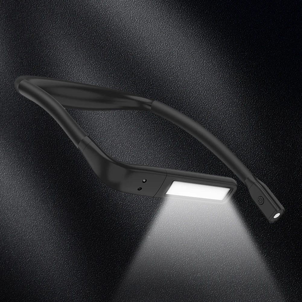 Neck Reading Light Book Lights Reading in Bed Bendable Long Lasting Portable USB Rechargeable Novelty Flexible LED Book Lighting eprolo