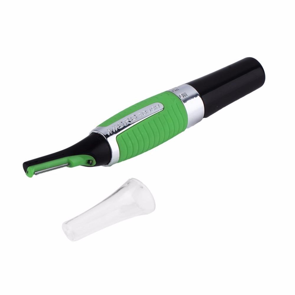 Micro Precision Eyebrow Ear Nose Trimmer Removal Clipper Shaver Personal Electric Built In LED Light Face Care Hair Trimmer eprolo