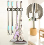 Wall Mounted Mop Organizer Holder Brush Broom Hanger Storage Rack Kitchen Tool eprolo