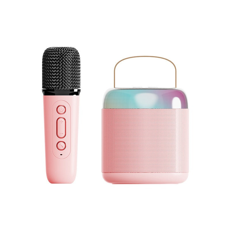 Bluetooth speaker convenient mini karaoke microphone sound system children's karaoke home mini KTV eprolo