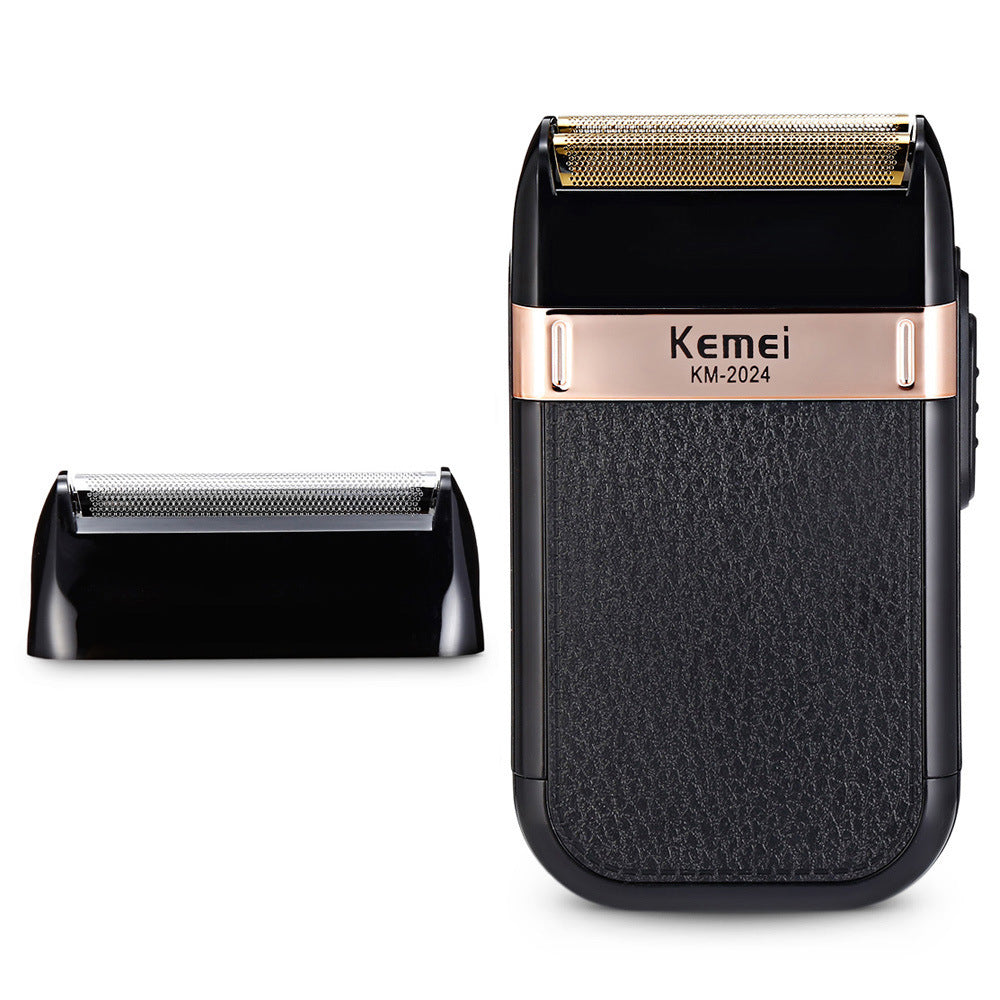 KM -2024 New USB Charging Reciprocating Double Mesh Razor Gold and Silver Knife Mesh Full Body Water Wash eprolo