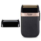 KM -2024 New USB Charging Reciprocating Double Mesh Razor Gold and Silver Knife Mesh Full Body Water Wash eprolo