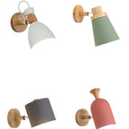 Wooden bedroom bedside wall lamp simple and creative corridor wall lamp corridor restaurant wall lamp eprolo