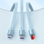 100W three in one telescopic data cable one to three charging cable eprolo