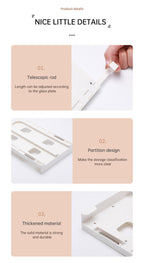 Refrigerator hanging shelf creative new space saving pop-top can storage beverage coke beer storage rack eprolo