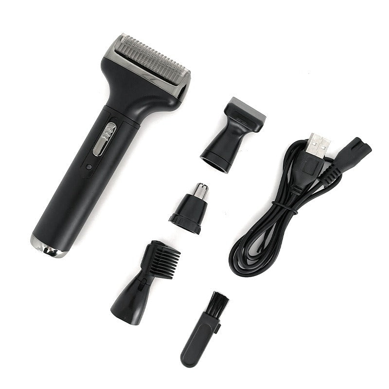 New Men's 4 in 1 Electric Razor Nose Hair Sideburns Knife Trimmer Eyebrow Grooming Set Compound eprolo