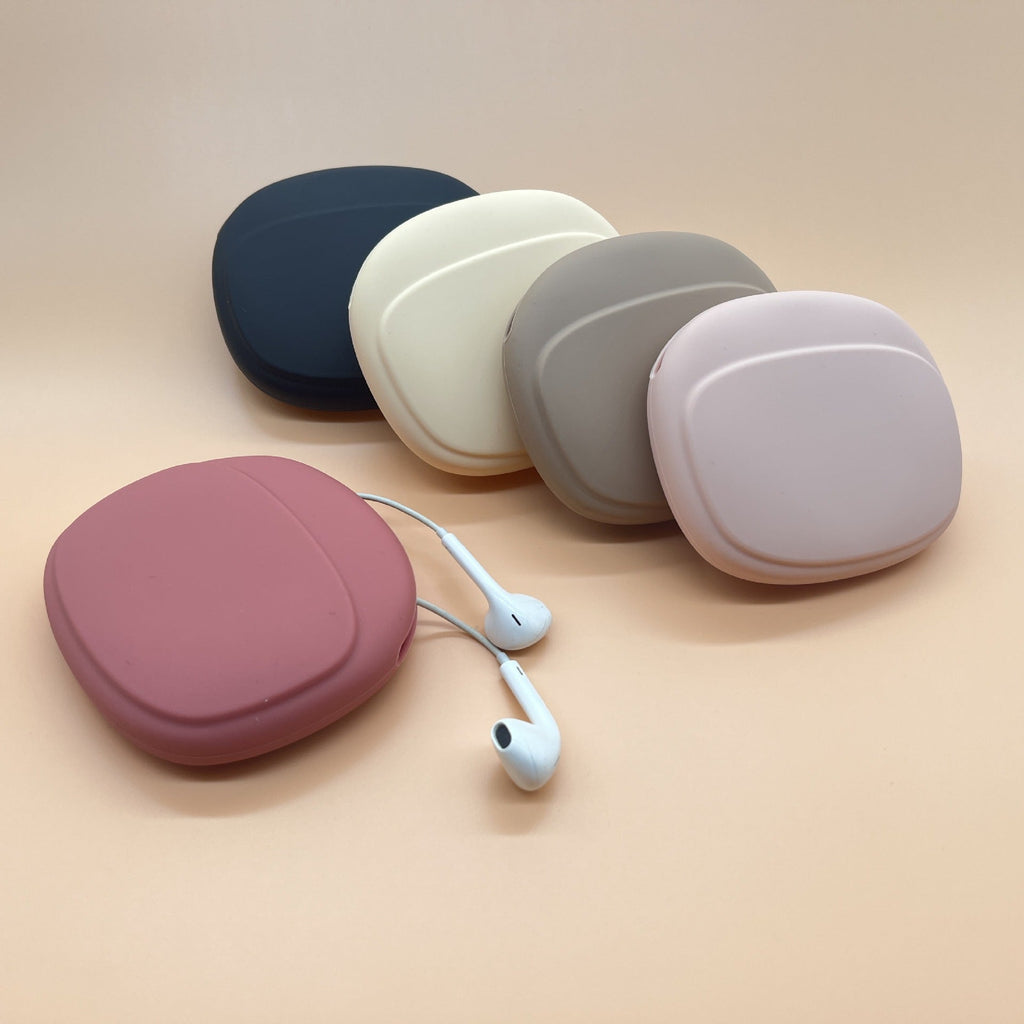 Silicone earphone cable bag Data cable storage case Silicone storage bag Silicone earphone bag eprolo