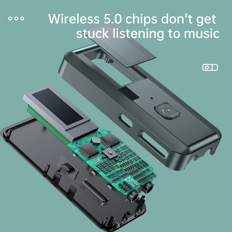 LCD display screen Bluetooth 5.0 receiver transmitter 2-in-1 audio adapter computer TV speaker eprolo