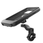 Side view of Bicycle Phone Holder Touch Screen Bag with adjustable mount, designed for waterproof navigation on electric motorcycles and bikes.
