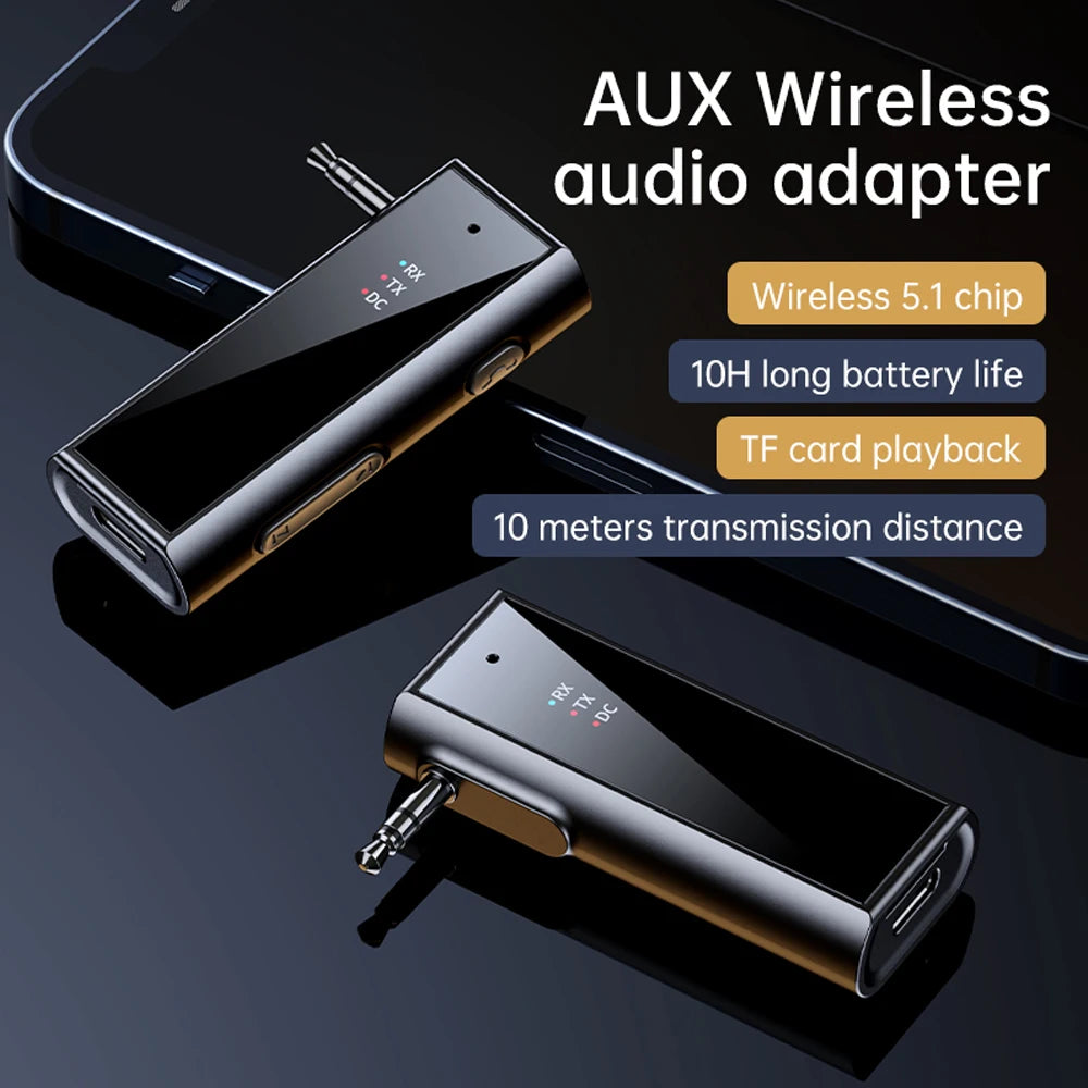 Car Bluetooth receiver, car audio AUX, Bluetooth audio adapter, TV, computer, Bluetooth transmitter eprolo
