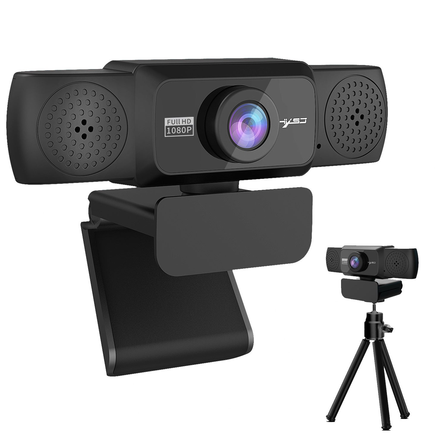 1080P high-definition computer camera with 360 degree rotatable video conferencing and live streaming of online courses eprolo